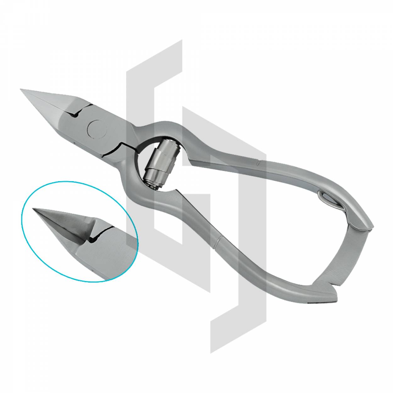 Ingrown Nail Nipper with Rolling Spring and Lock